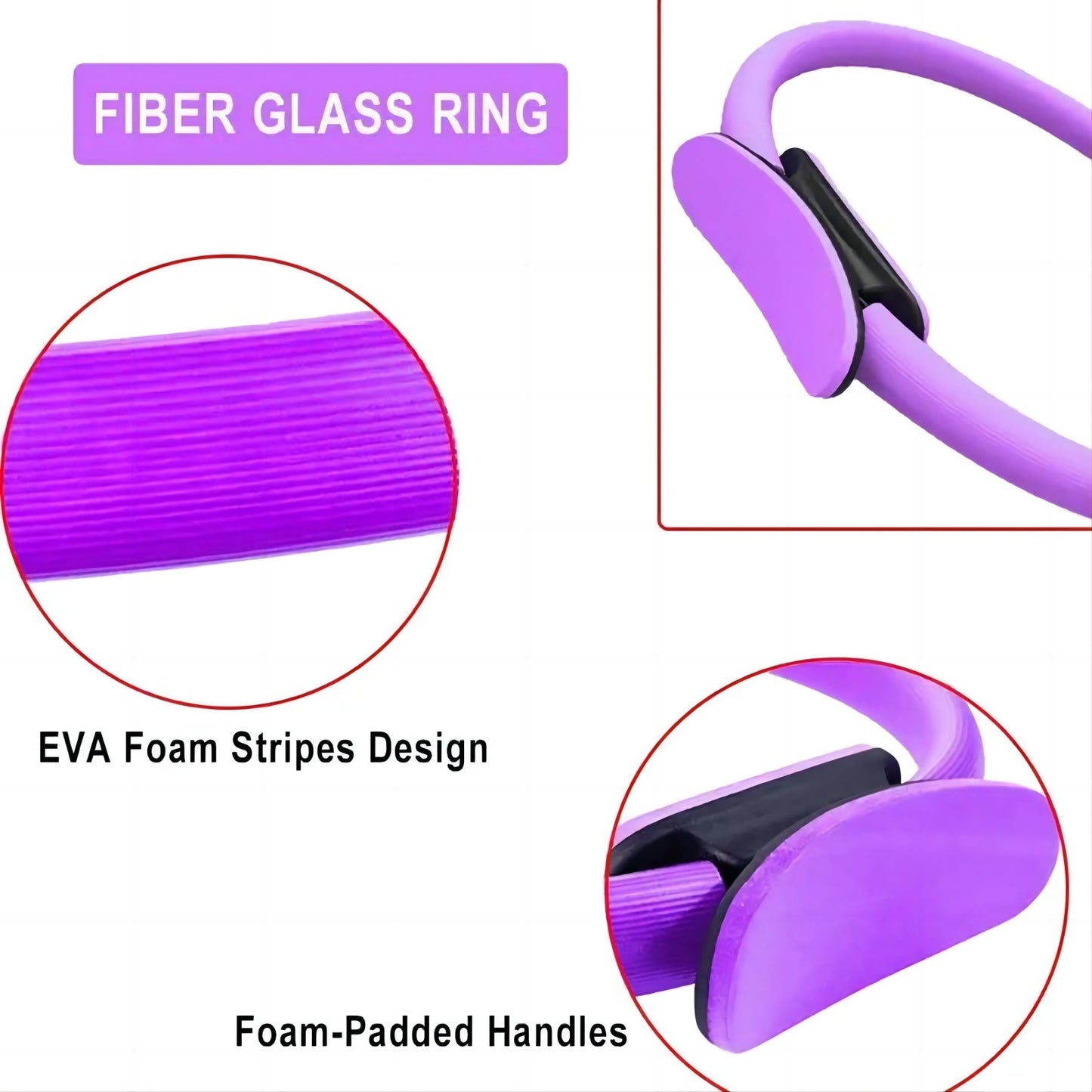Cross-border Pilates Ring Yoga Resistance Ring Magic Ring Yoga Ring Fitness Equipment Sports Yoga Ring